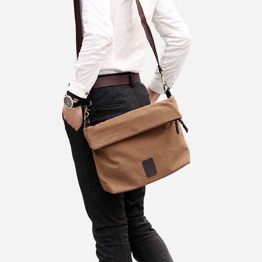 Homme Sac Bandoulière | Sac Besace A Bandouliere En Toile Pour Homme