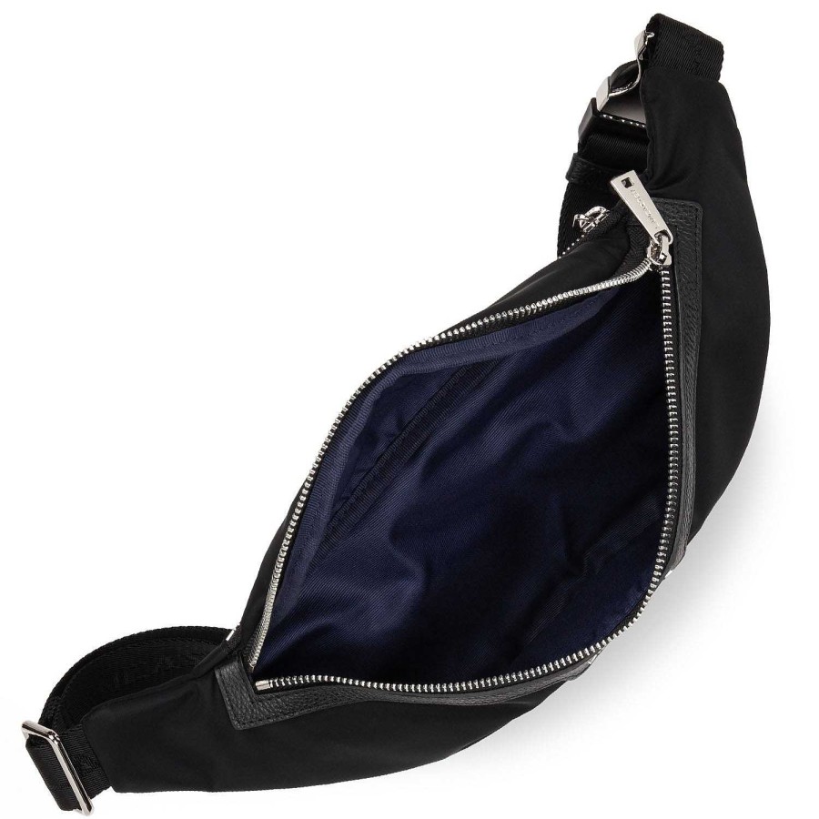 Homme Sac Bandoulière Sacs Porte Ceinture | Sac Banane Noir