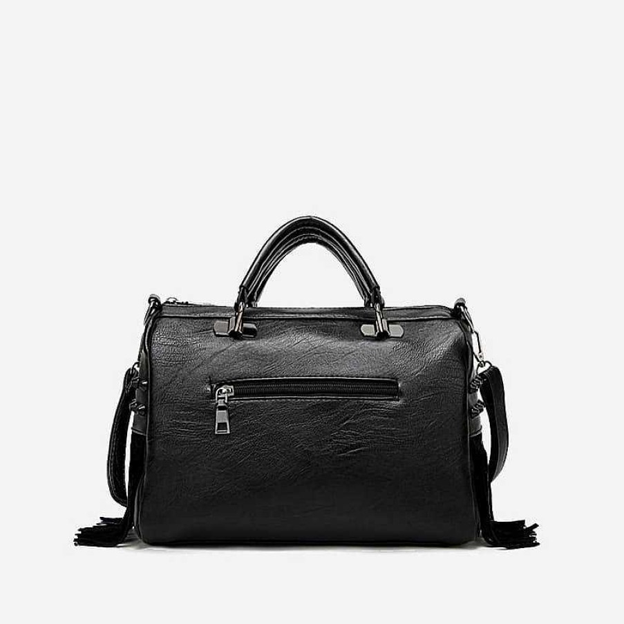 Femme Sac Bandoulière | Sac A Main Cloute En Cuir Avec Franges