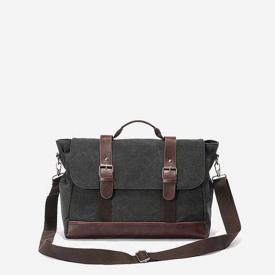 Homme Sac Bandoulière | Sac Besace Pour Homme En Toile Avec Bandouliere Et Poignee