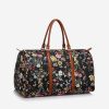 Femme Sac Bandoulière | Sac De Voyage En Toile Avec Imprime Floral