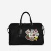 Homme Sac Bandoulière | Sac De Voyage 48H A Bandouliere Pour Homme Avec Blasons