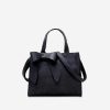 Femme Sac Bandoulière | Sac A Main Bandouliere Cuir Suedine Avec Noeud Papillon