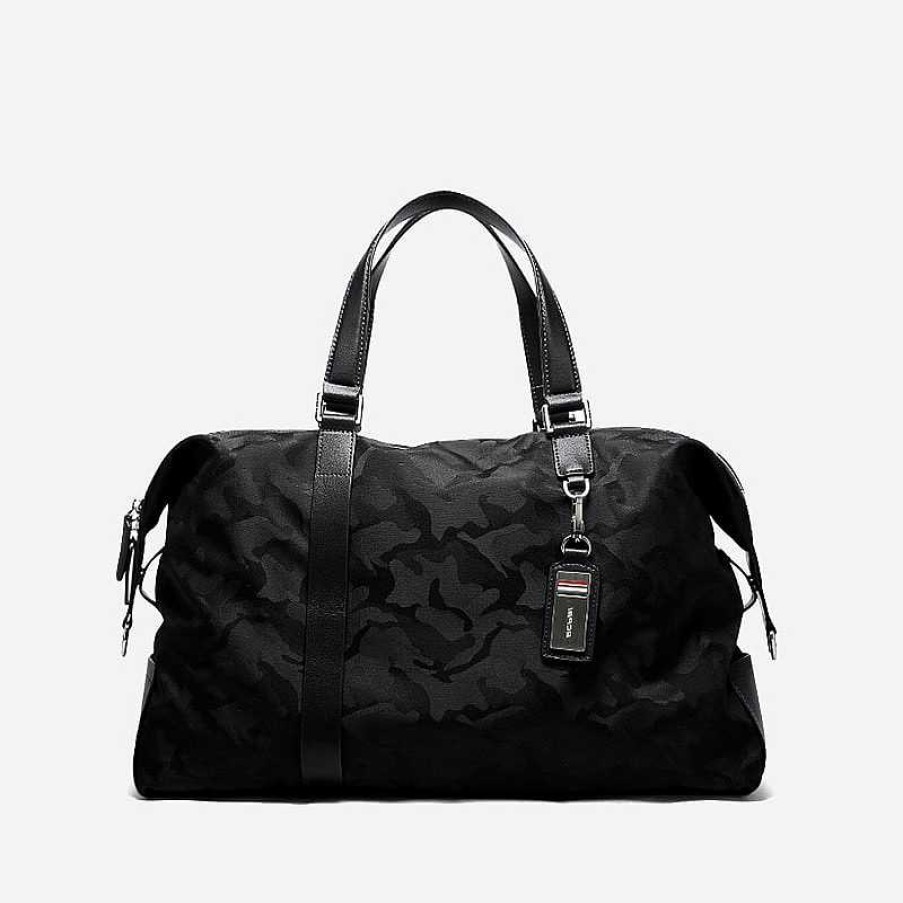 Homme Sac Bandoulière | Sac Voyage 48H Pour Homme Noir Camouflage